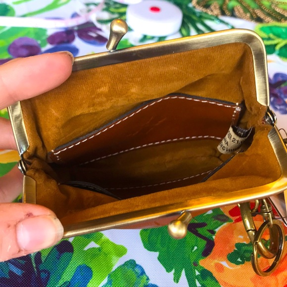 Brand New Patricia Nash Genuine Leather Heritage Borse Florence Coin Purse - Picture 12 of 14